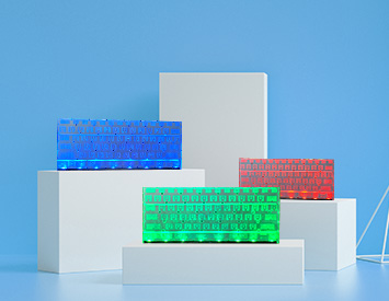 键盘背光模组应用案例多色键盘