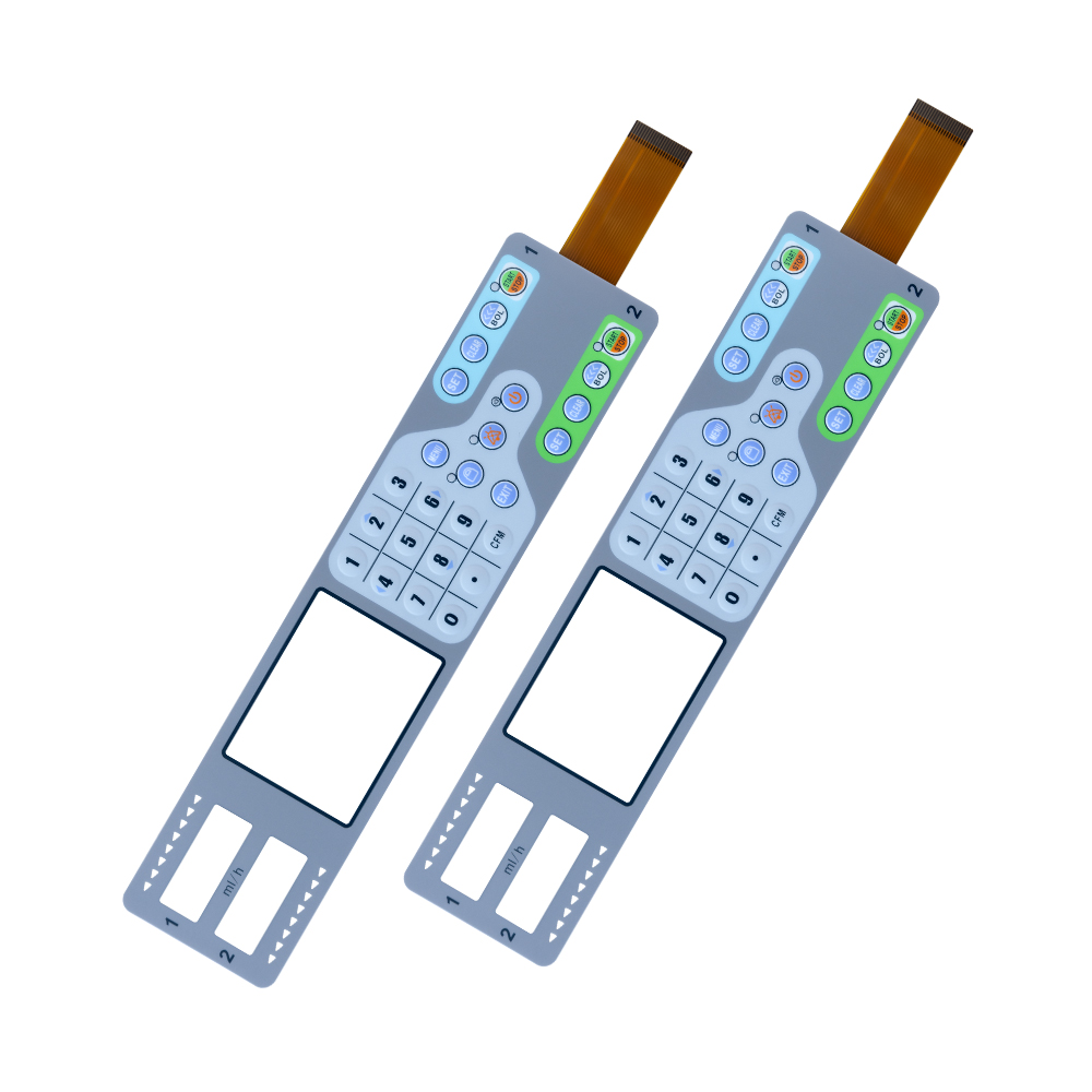 定制OEM服务工厂销售医疗设备polydome按键薄膜开关薄膜面板