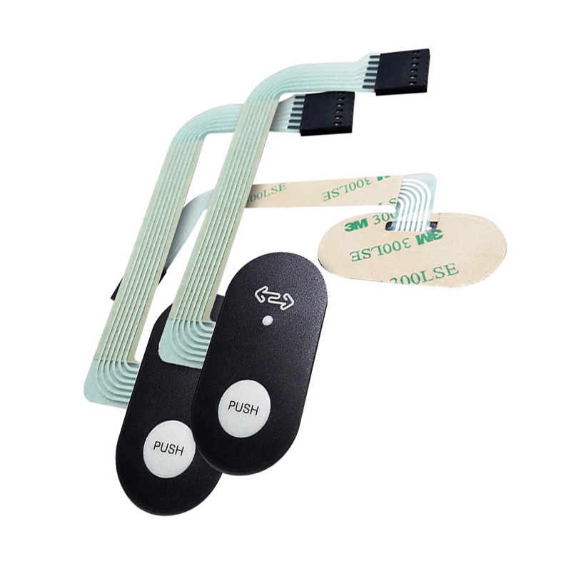 厂家直销按键式薄膜开关LED灯薄膜开关按键定制薄膜面板