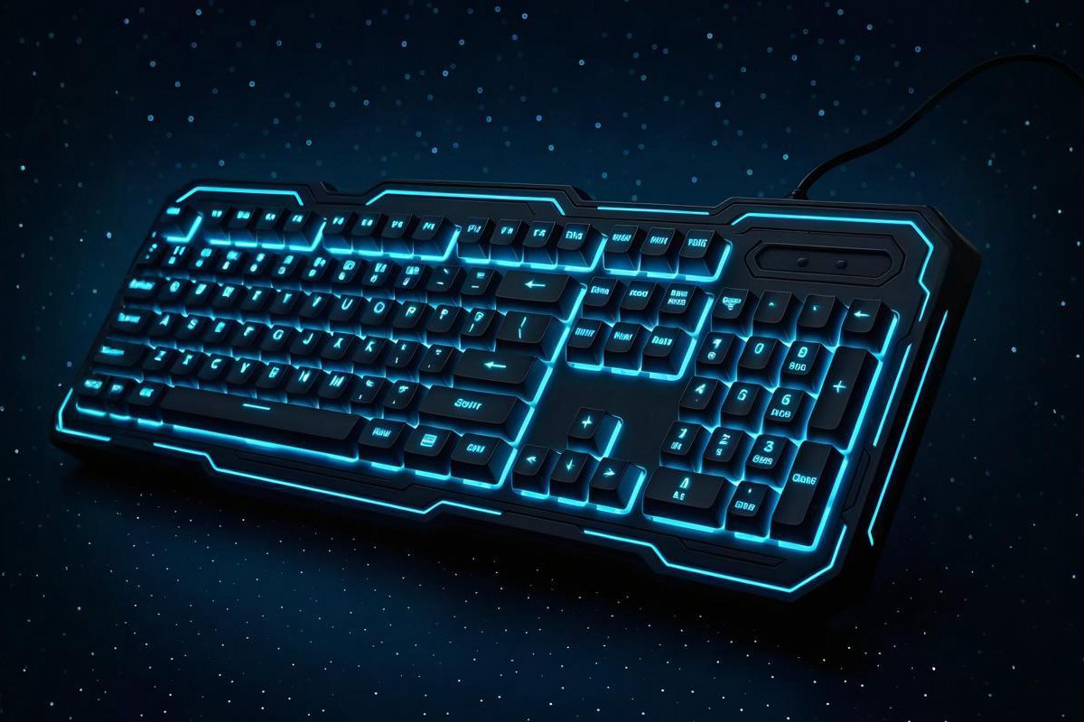 键盘背光模组应用案例多色键盘