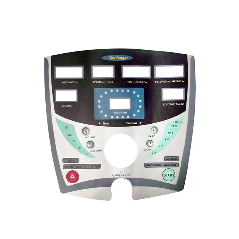 定制OEM服务工厂销售生产厂家家用简易跑步机控制面板薄膜开关