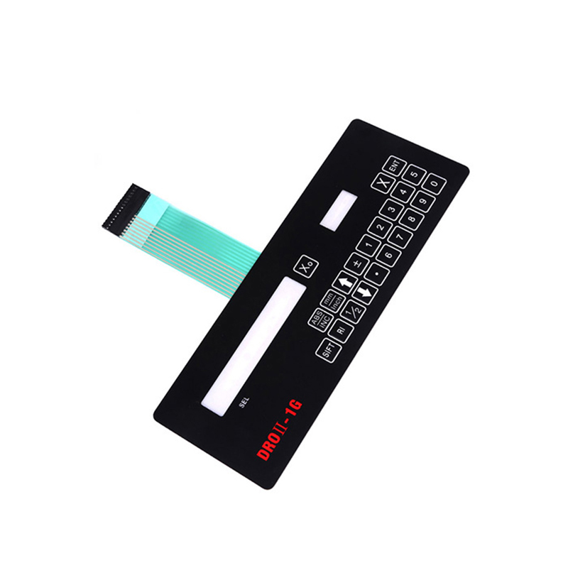 定制OEM服务工厂销售仪器触摸薄膜面板薄膜开关银浆线路薄膜开关