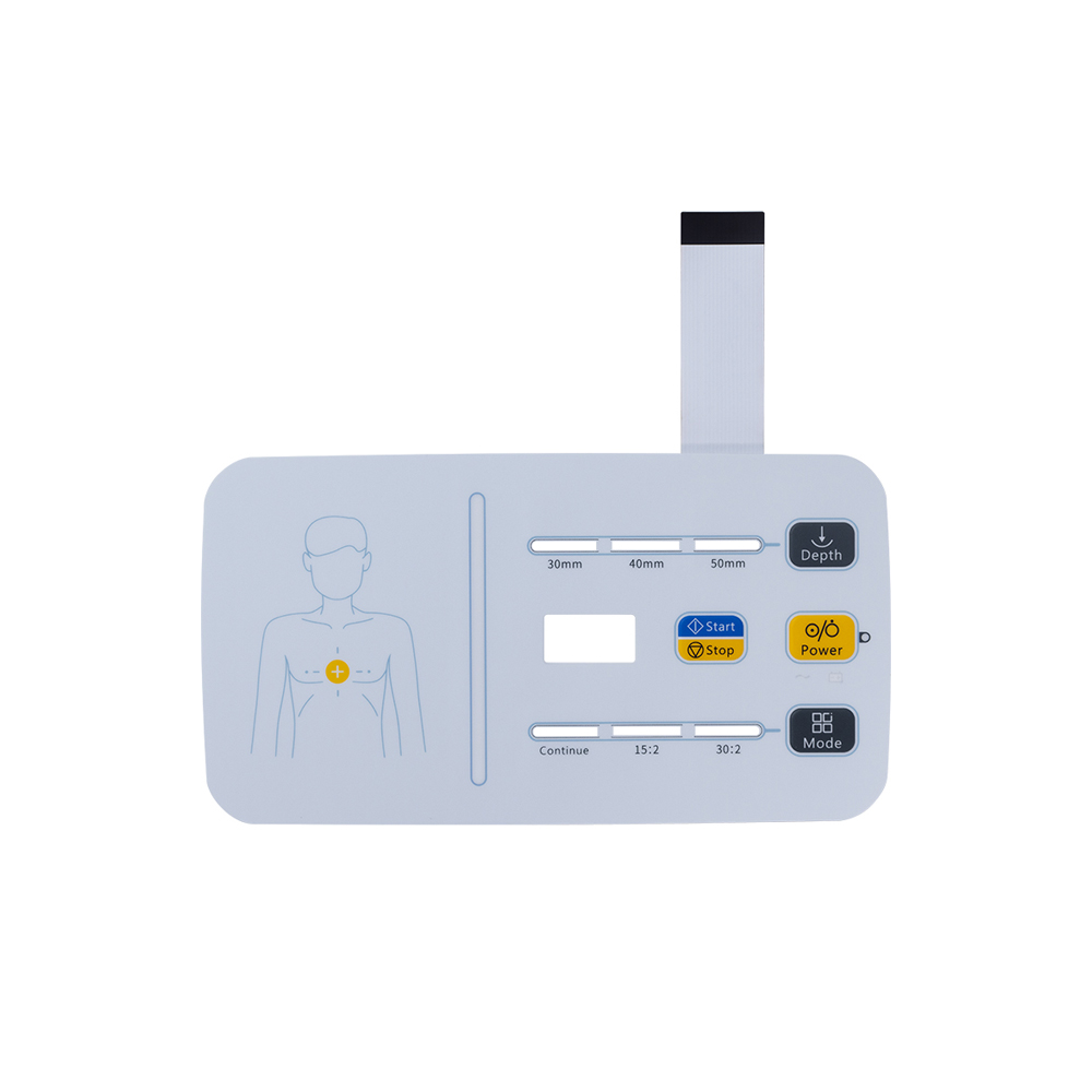 定制OEM服务工厂销售医疗测试仪器薄膜开关生产厂家薄膜面板