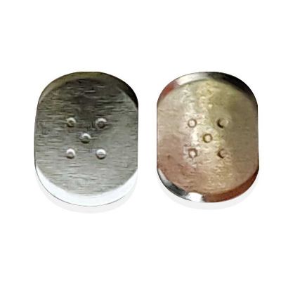 腰型五点锅仔片遥控器镀金镀镍不锈钢锅仔片